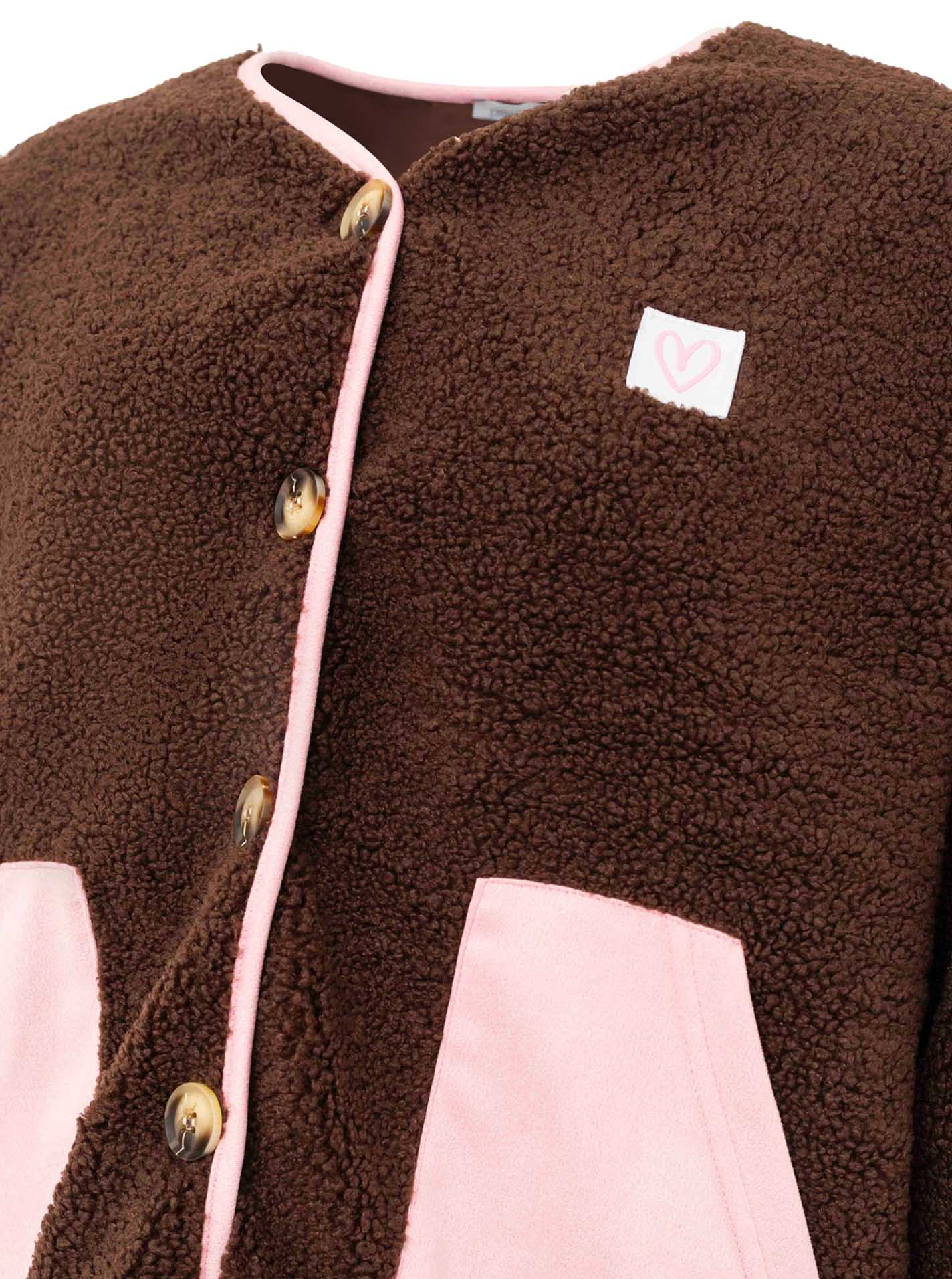 Teddyjacke "Herz Patch"