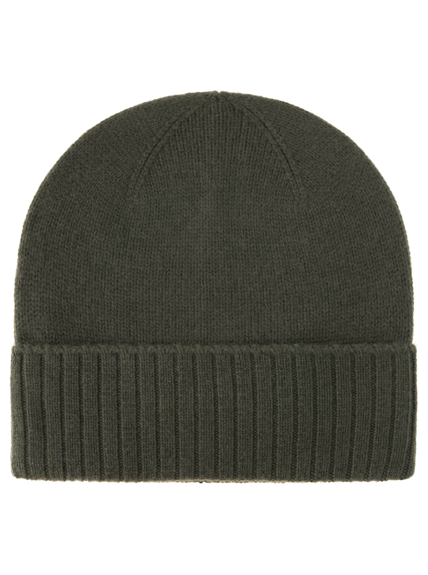 100% Cashmere Mütze gerippter Umschlag
