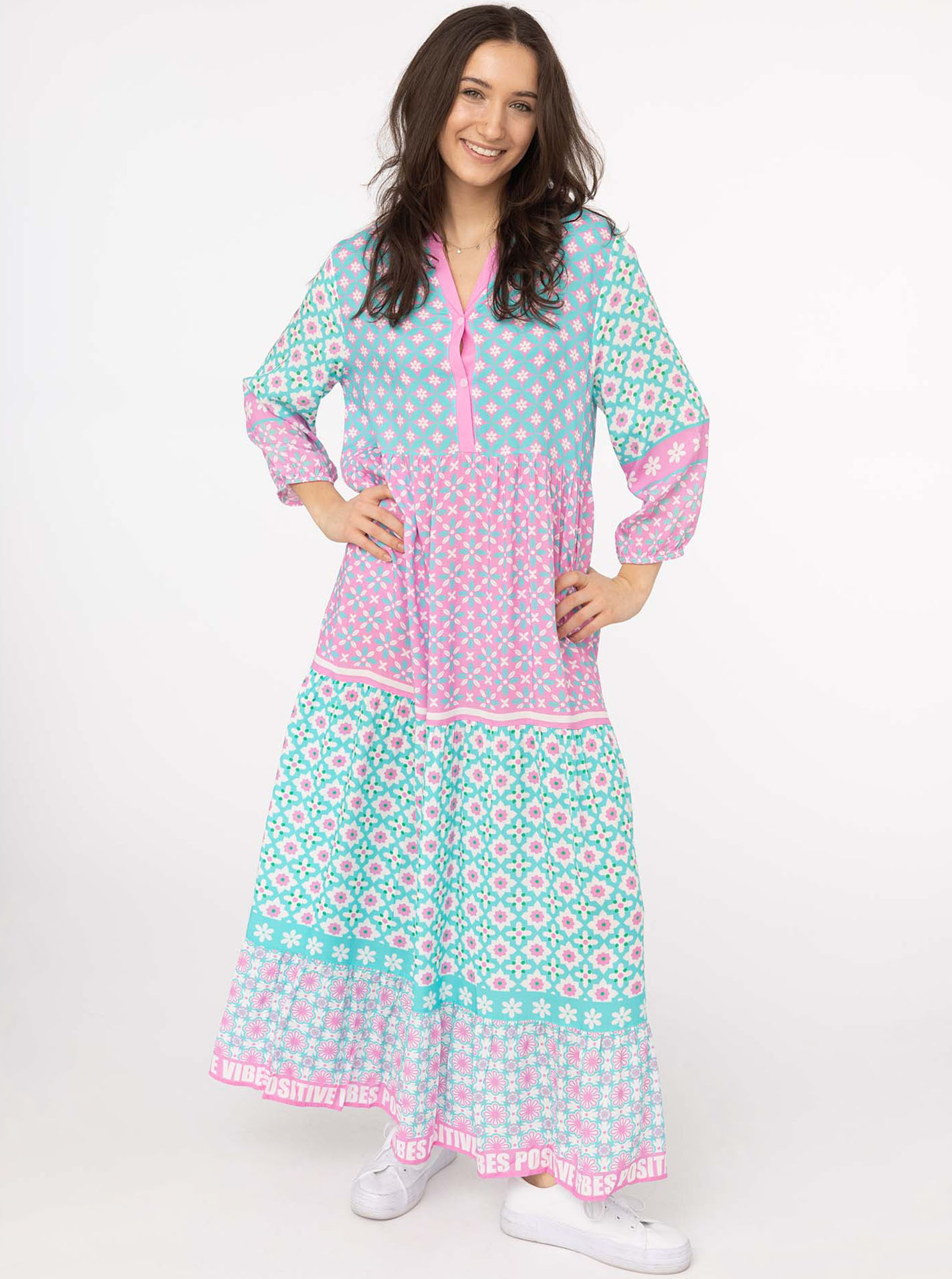 Maxikleid "Positive Vibes"
