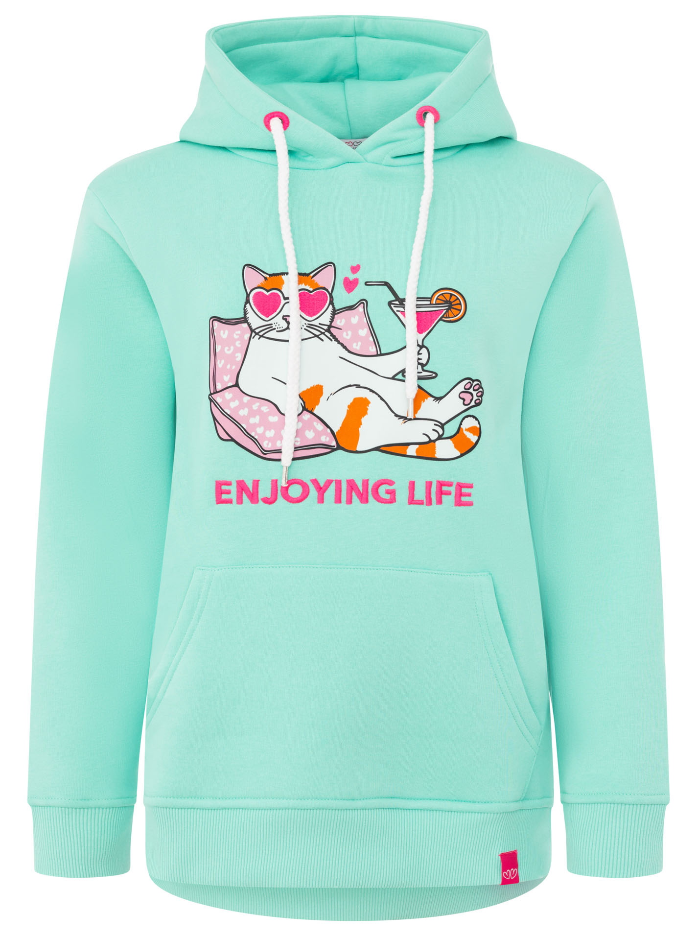 Hoodie "Enjoying Life Cat"
