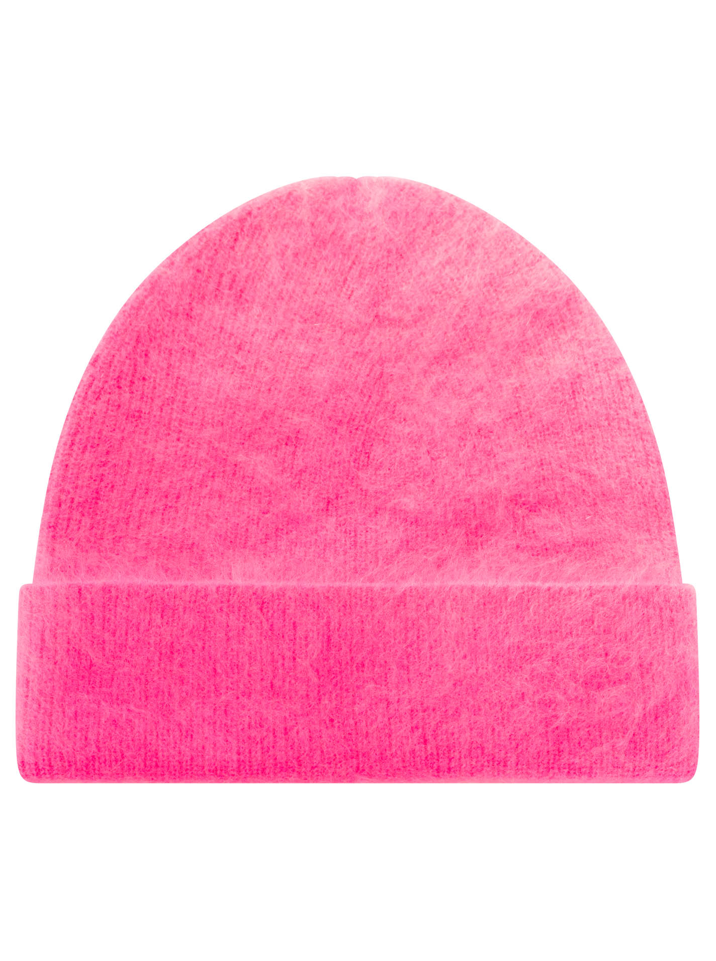 100% Cashmere Brushed Rib Beanie