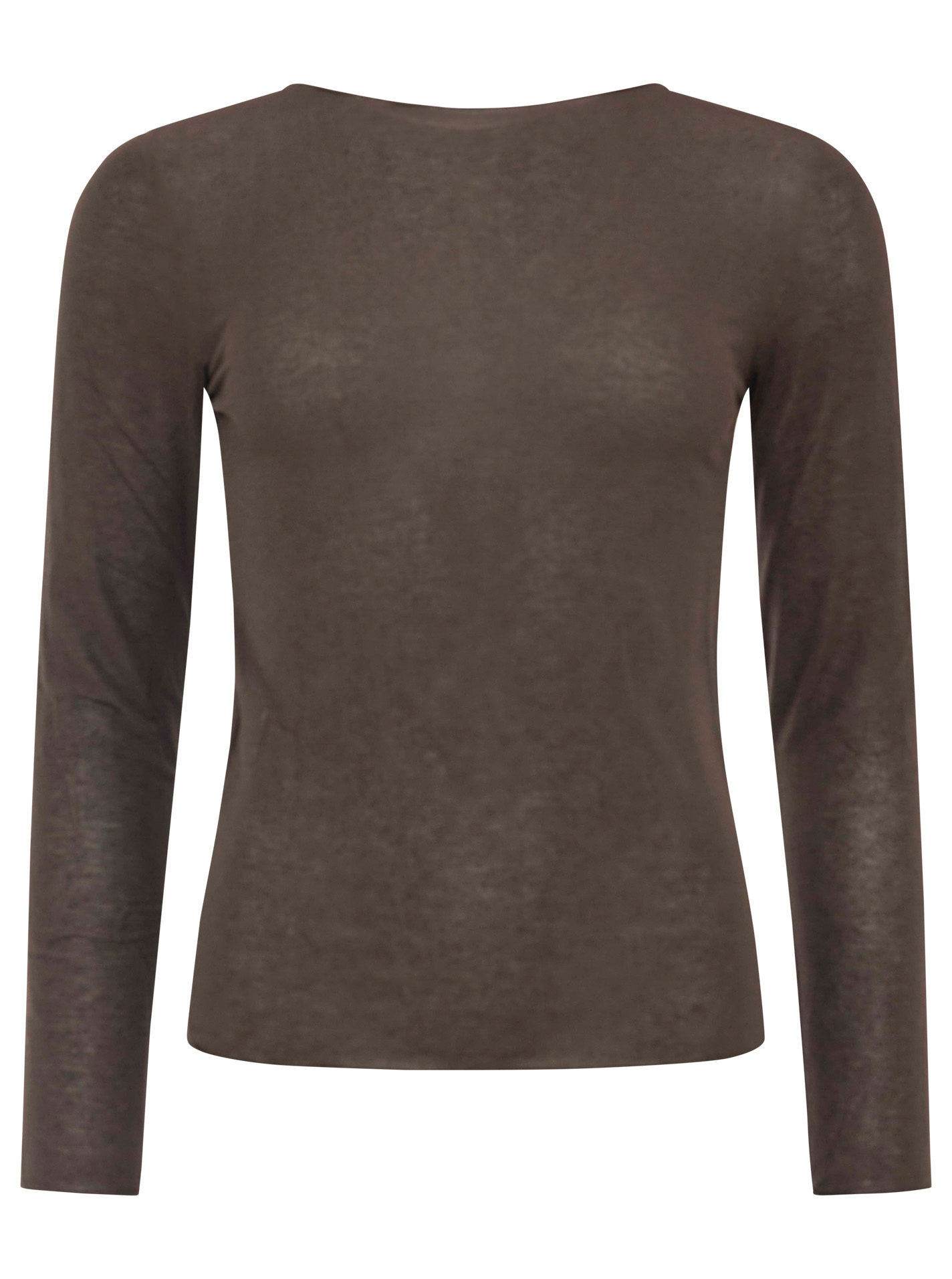 Langarm Unterziehshirt Cashmere Mix "Uni"