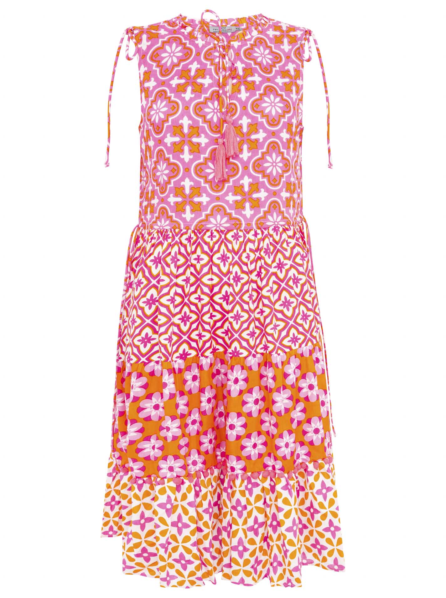 Kleid "Grafischer Blumen Mix"