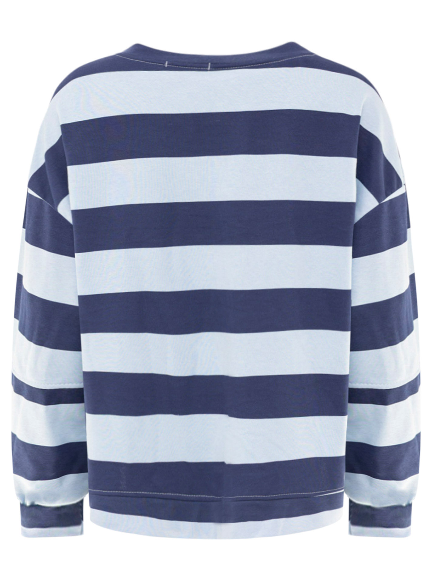 Oversize Sweatshirt "Herbststreifen"