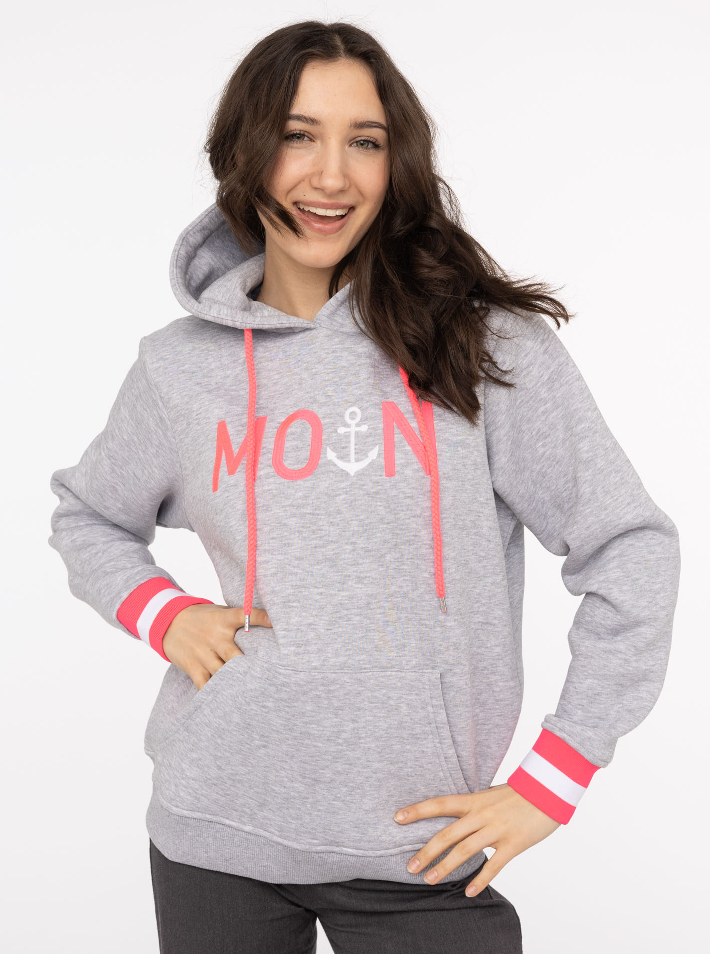 Hoodie BW "Moin Rahel"