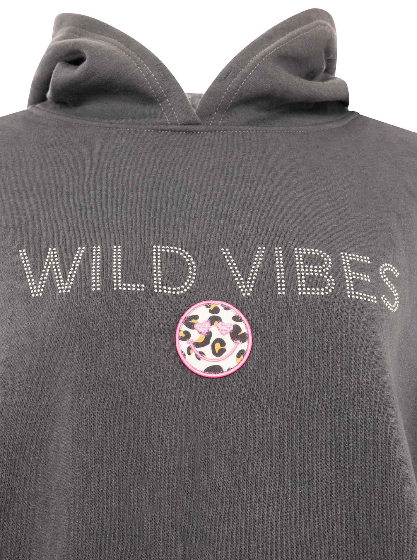 Hoodie "Wild Vibes Strass"