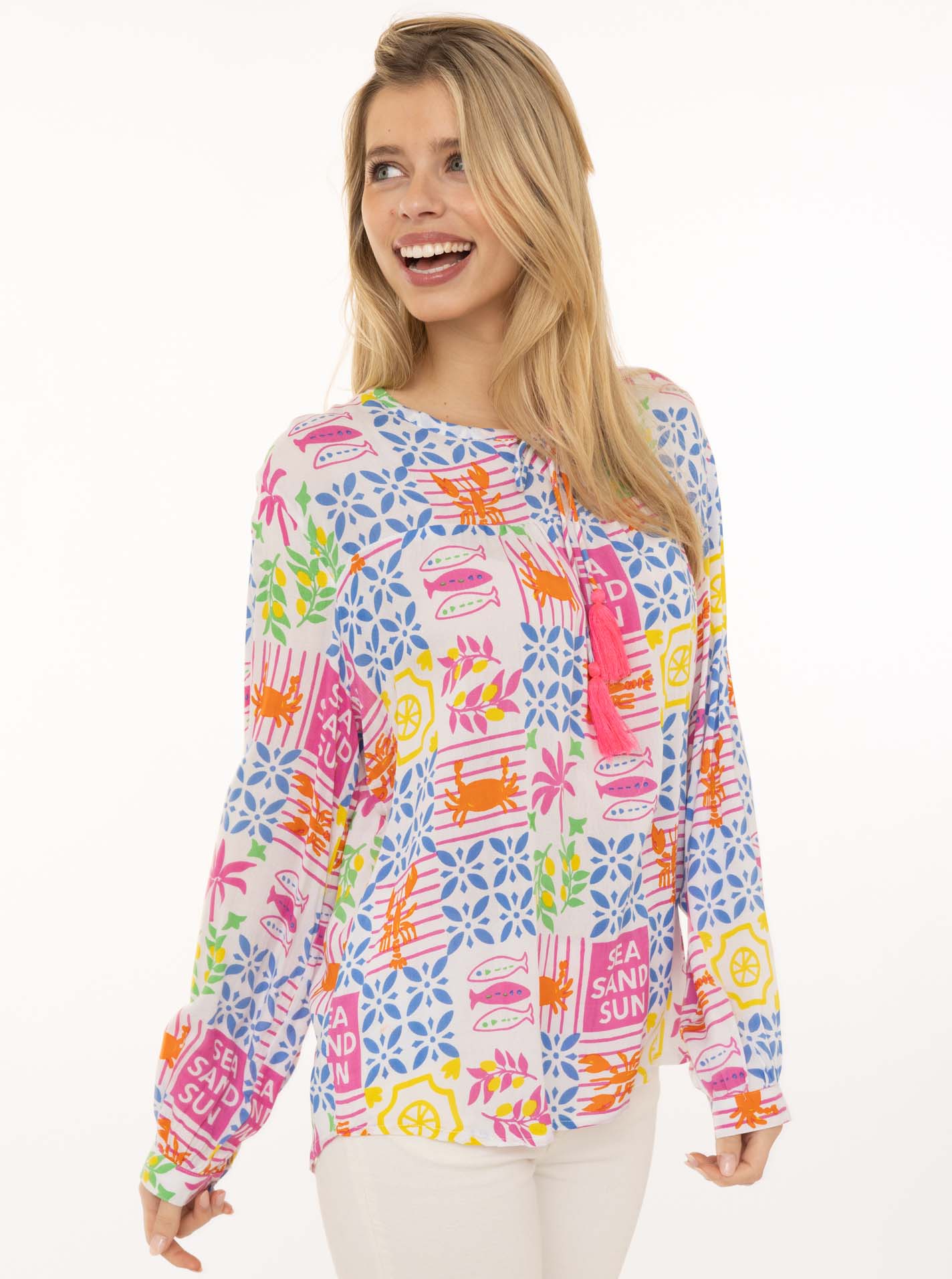 Bluse "Dolce Vita Patchwork"