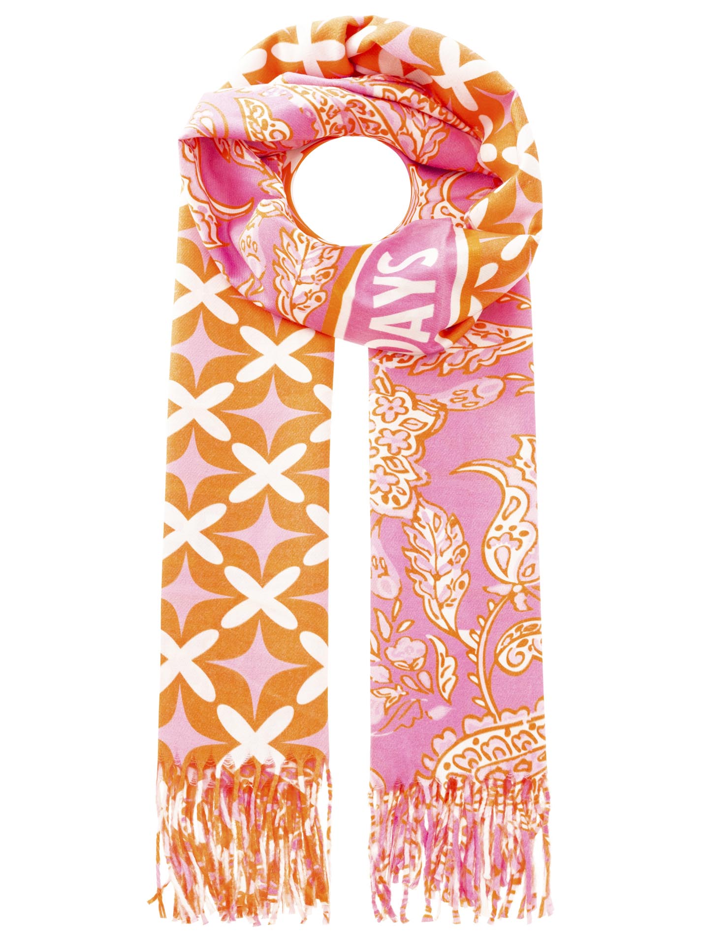 Schal Soft Viskose Digital Print "Grafischer Paisley"
