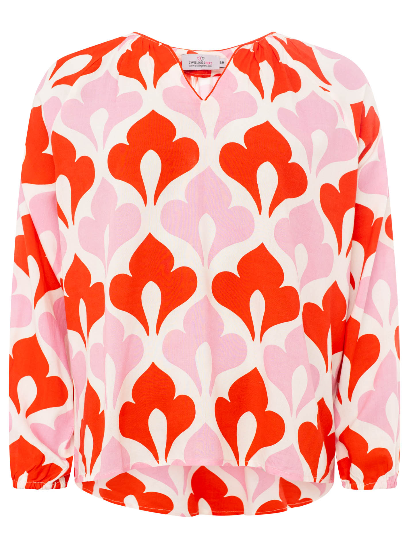 ART698494cb9cc7a_015_Bluse_GraphicFlower_33472_Rot Bluse "Graphic Flower"