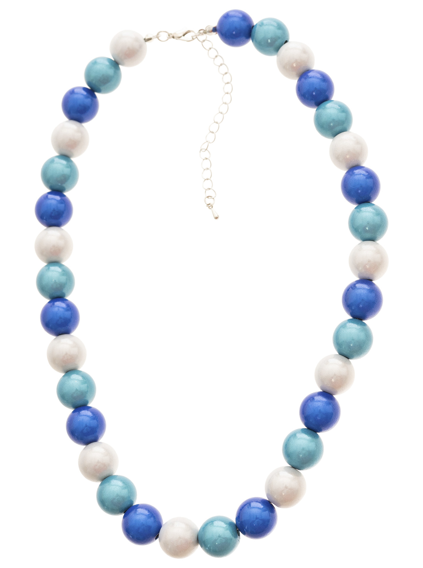 Kette "Bunte Multi Perlen"