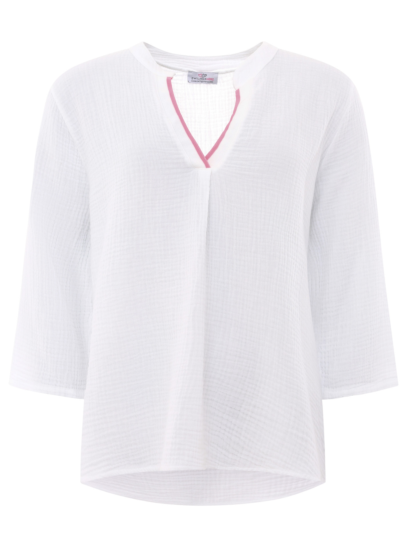 Bluse Musselin "Neon Kante"