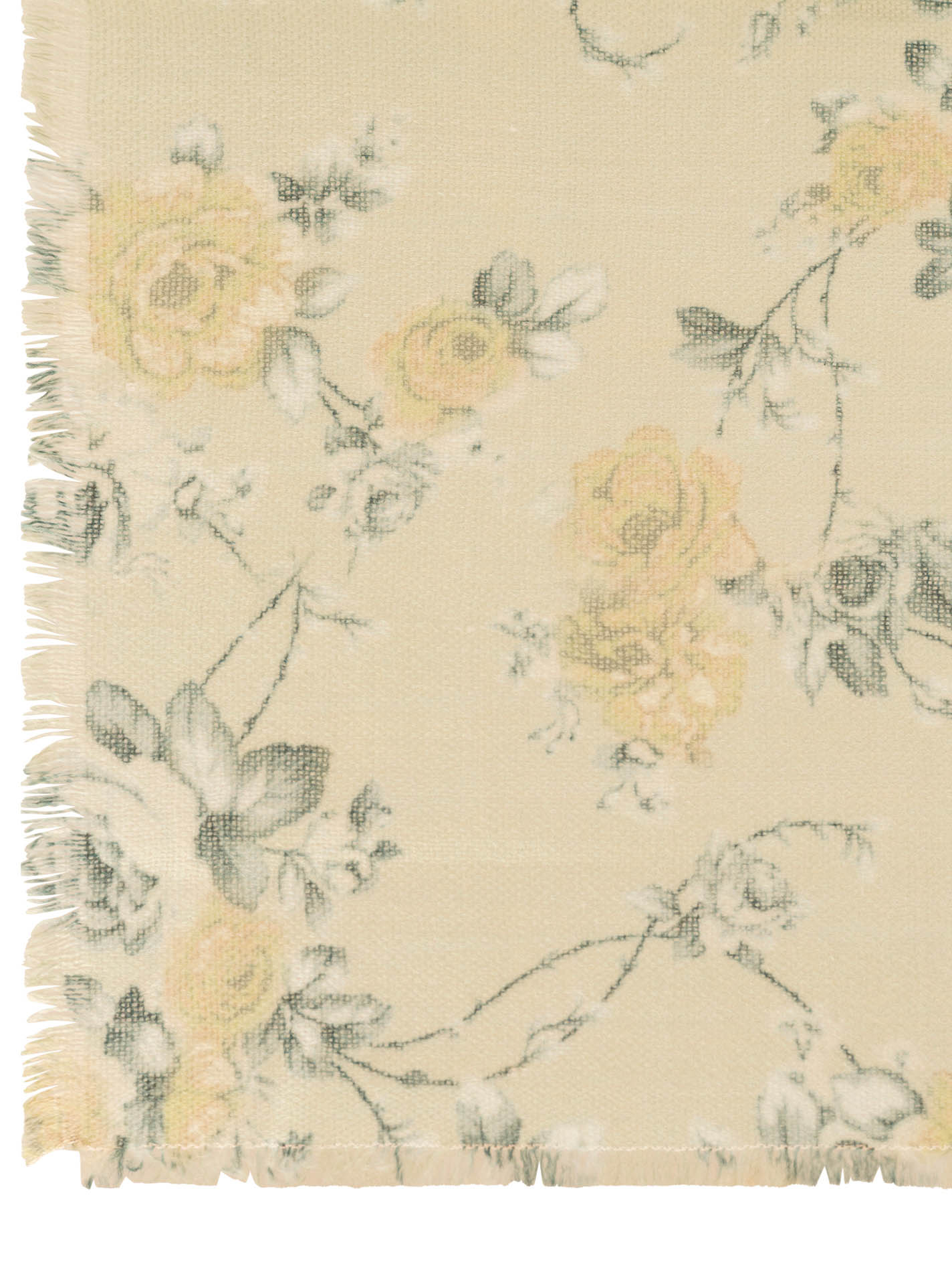 Nickituch Wollmix "Flowers"