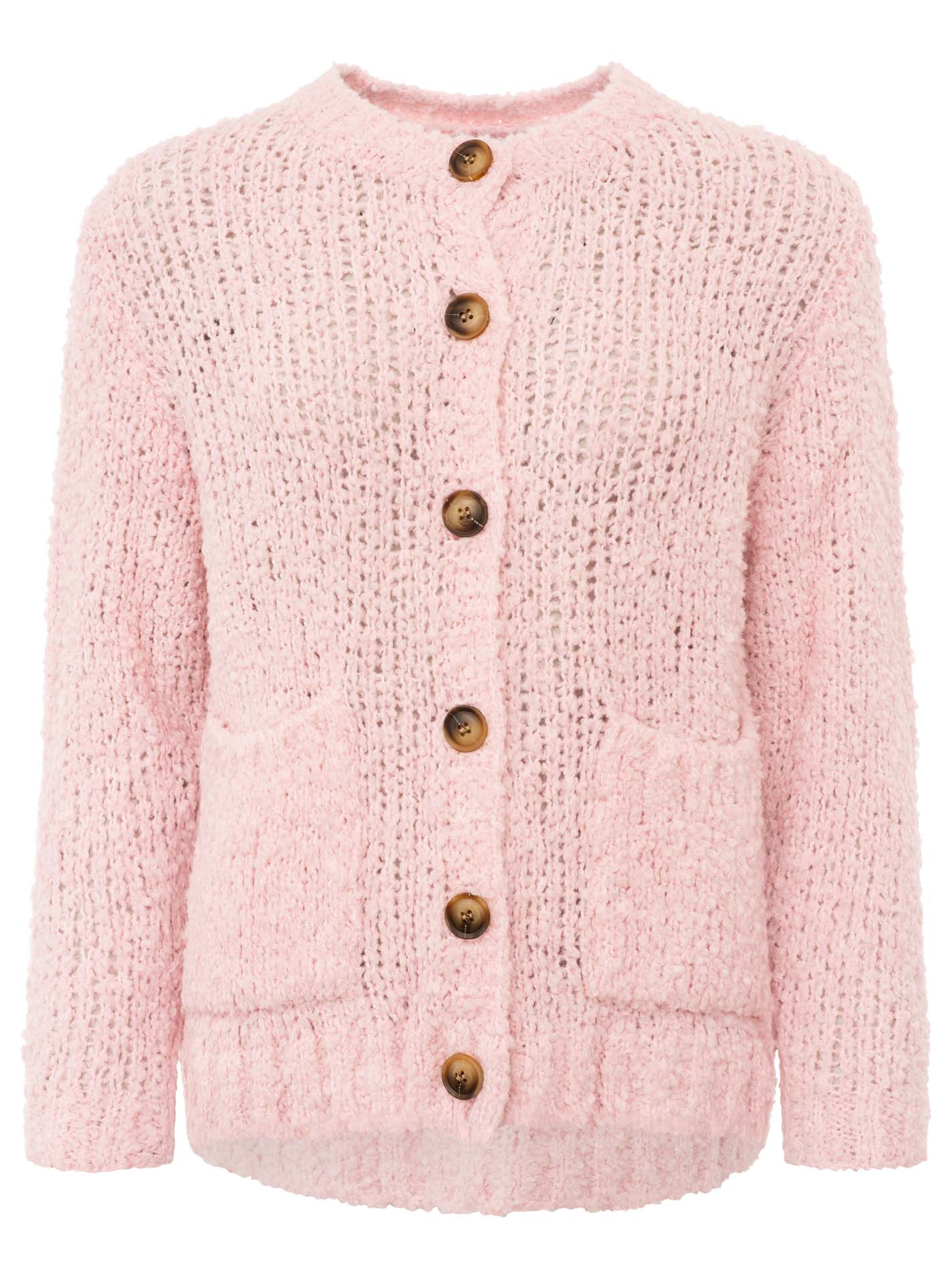 Kuschel Cardigan Wollmix "Flauschig"