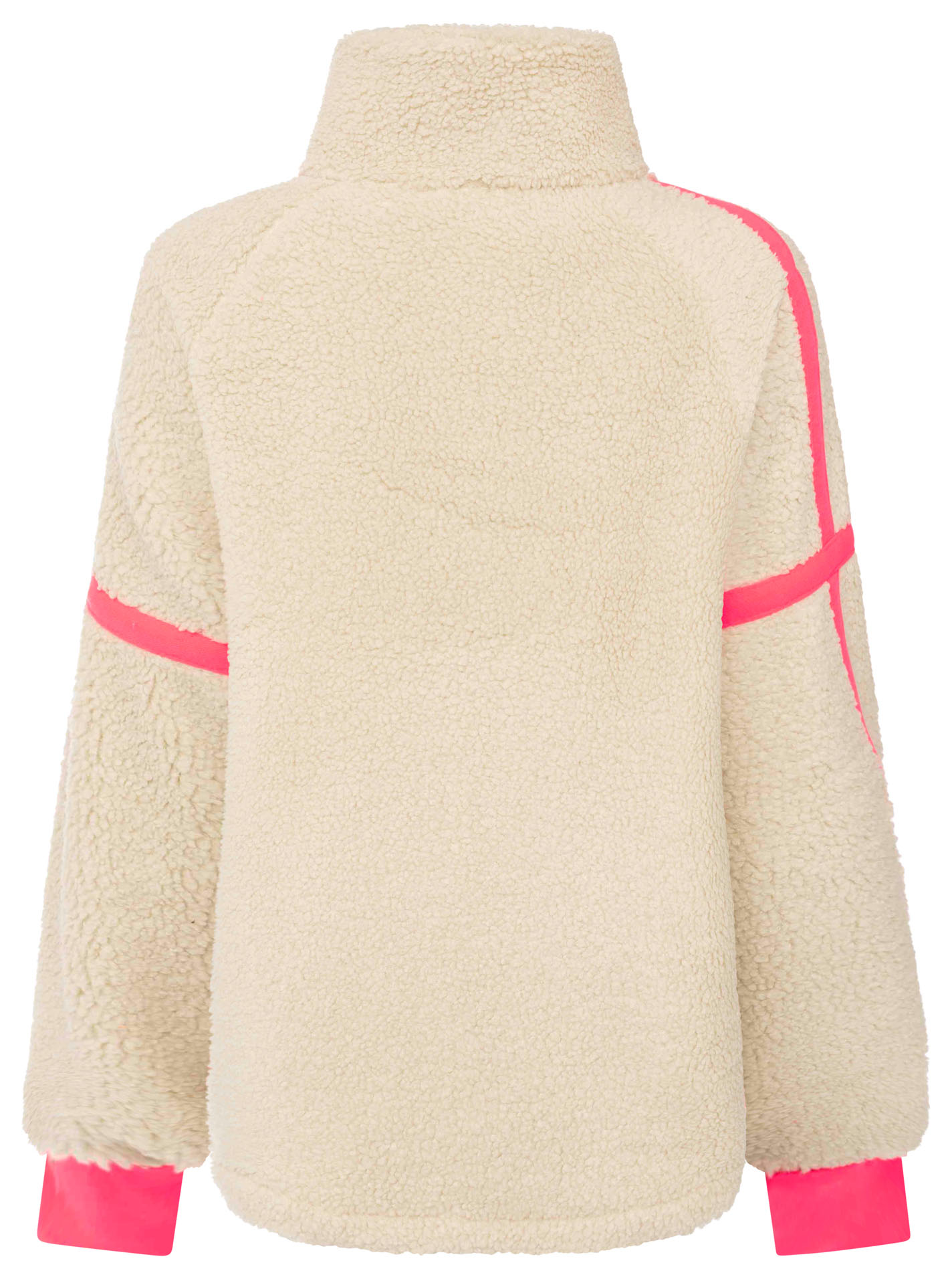 Oversize Half Zip Teddy Fleece "Neon"