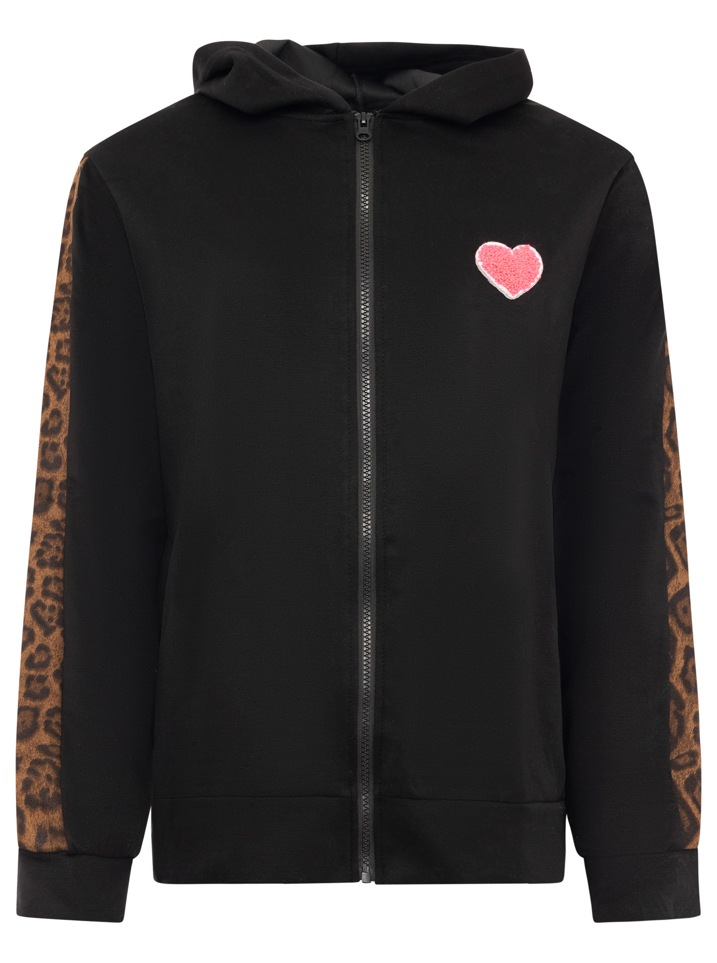Hoodiejacke "Leo Streifen"