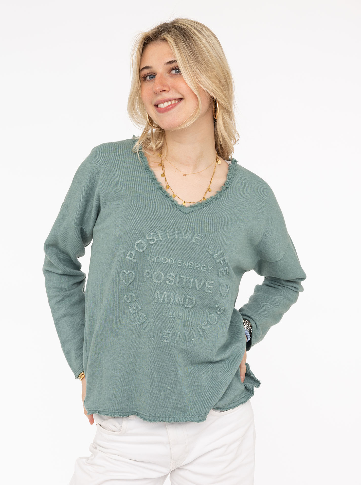 Sweatshirt BW "Positive Mind"