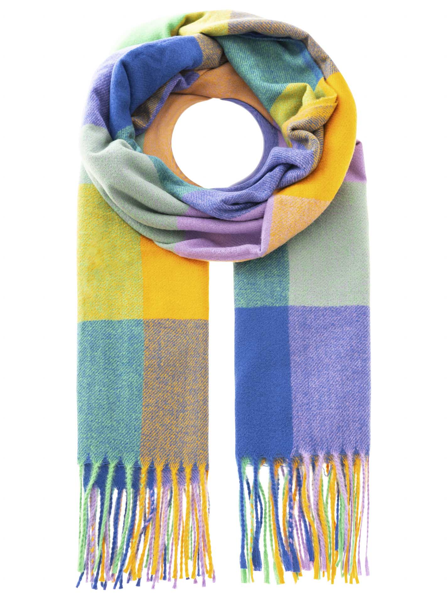 Winterschal "Herbst Karos"