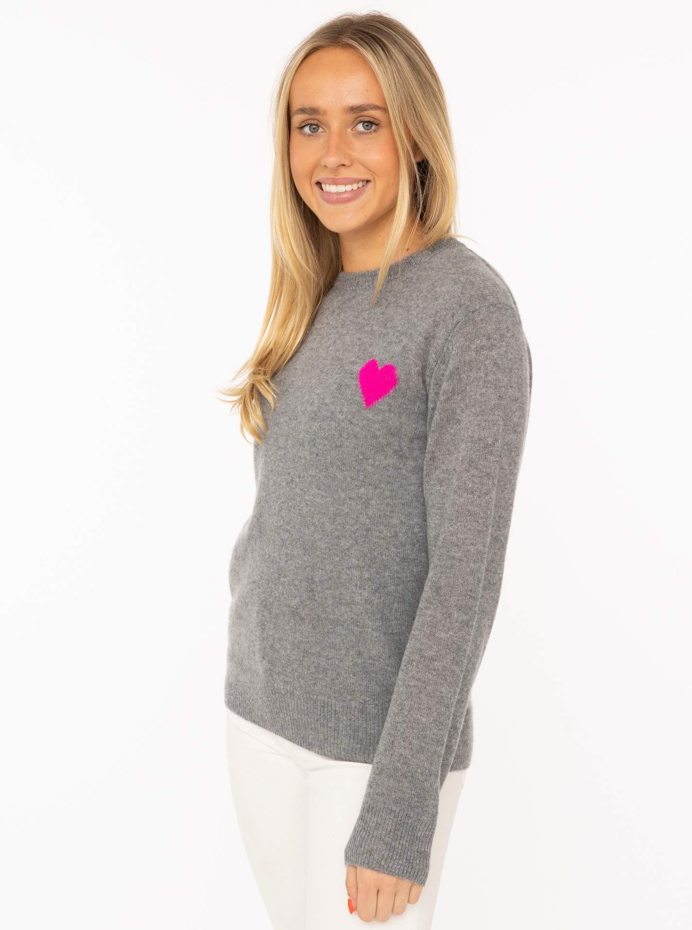 100% Cashmere Pullover "Herzi"