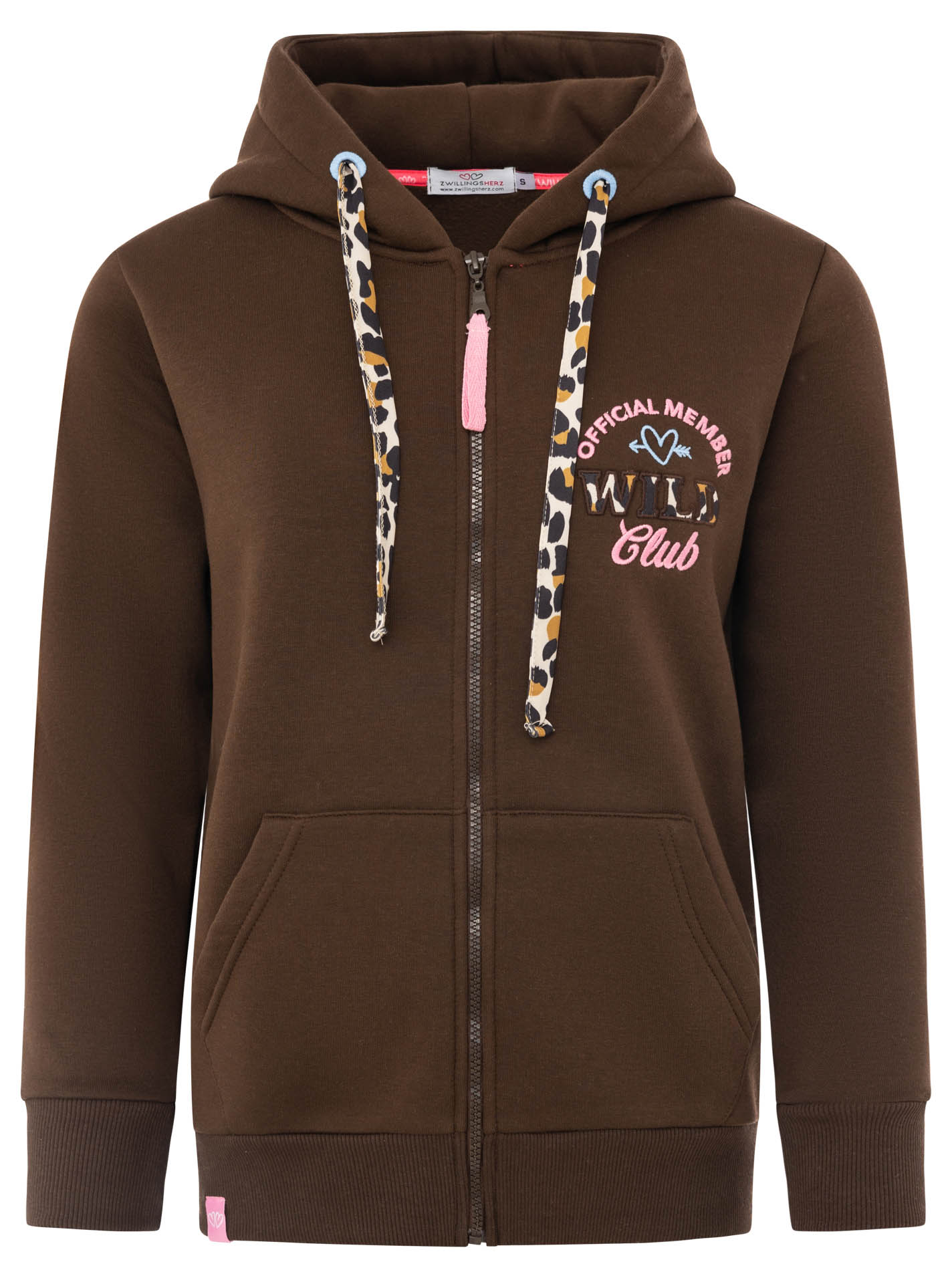 Hoodiejacke "Official Member WILD"