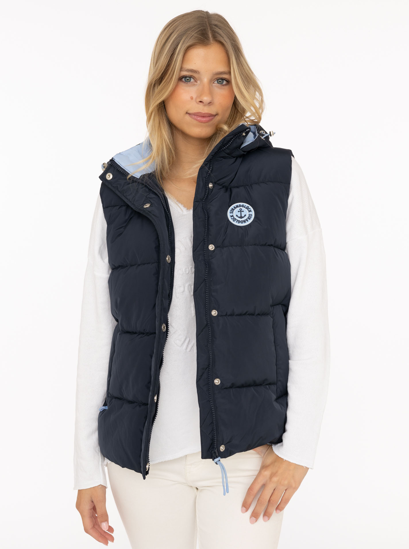 Steppweste kurz "Strandglück"