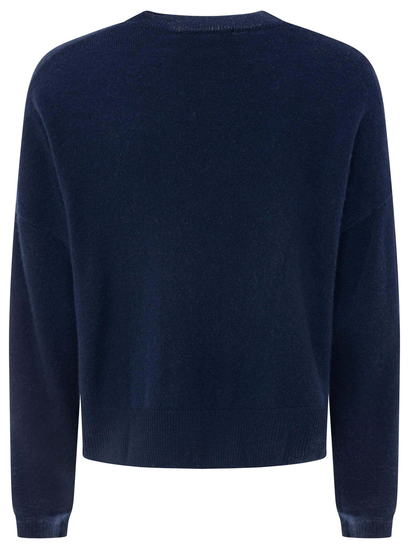 100% Cashmere Kastiger Rundhalspullover