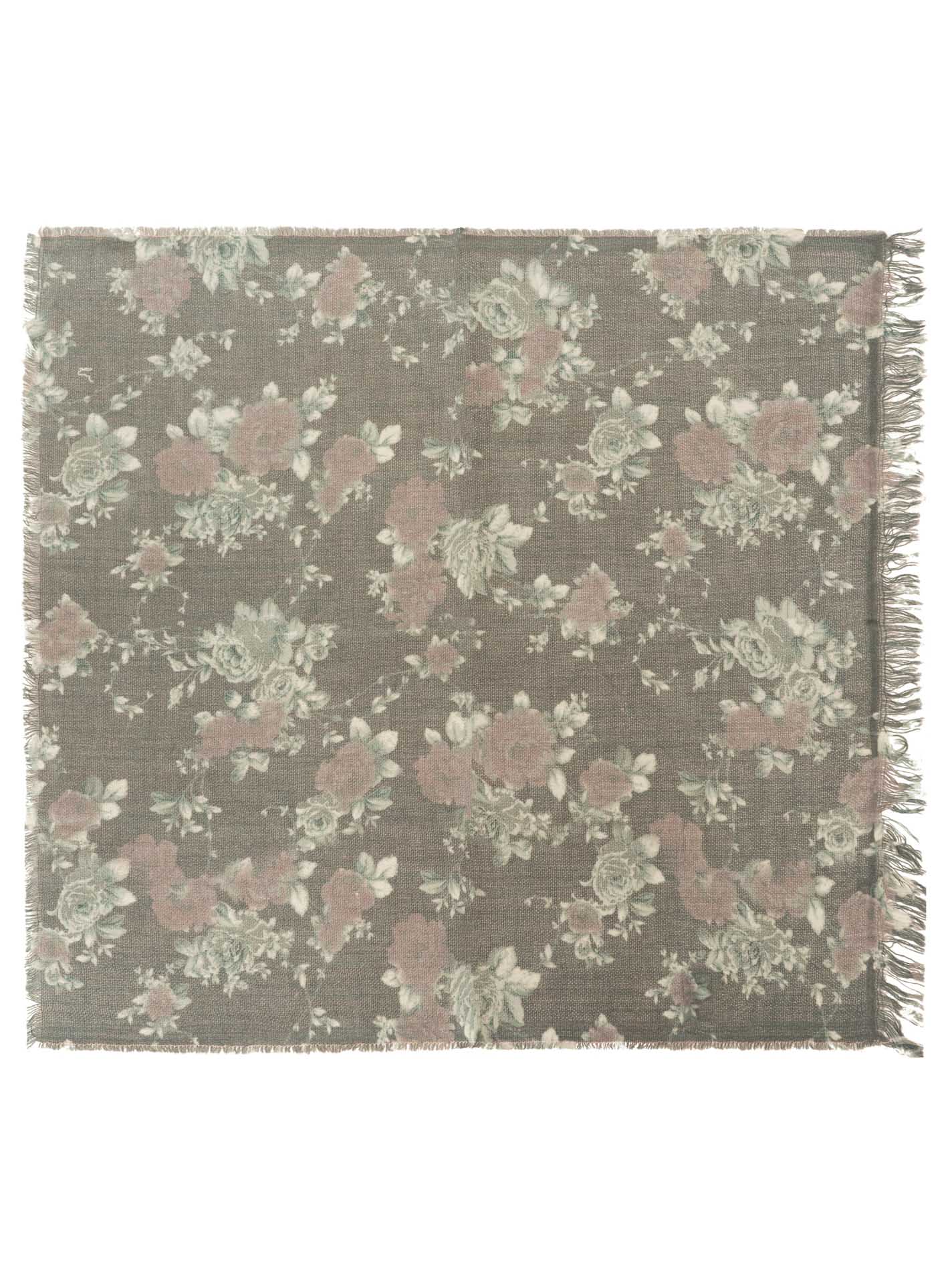 Nickituch Wollmix "Flowers"