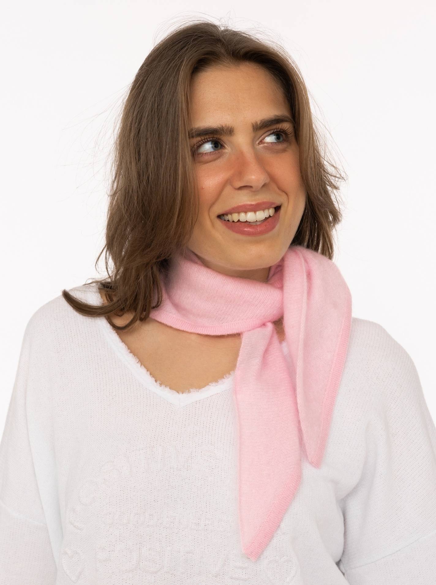100% Cashmere Halstuch aus gebürstetem Kaschmir