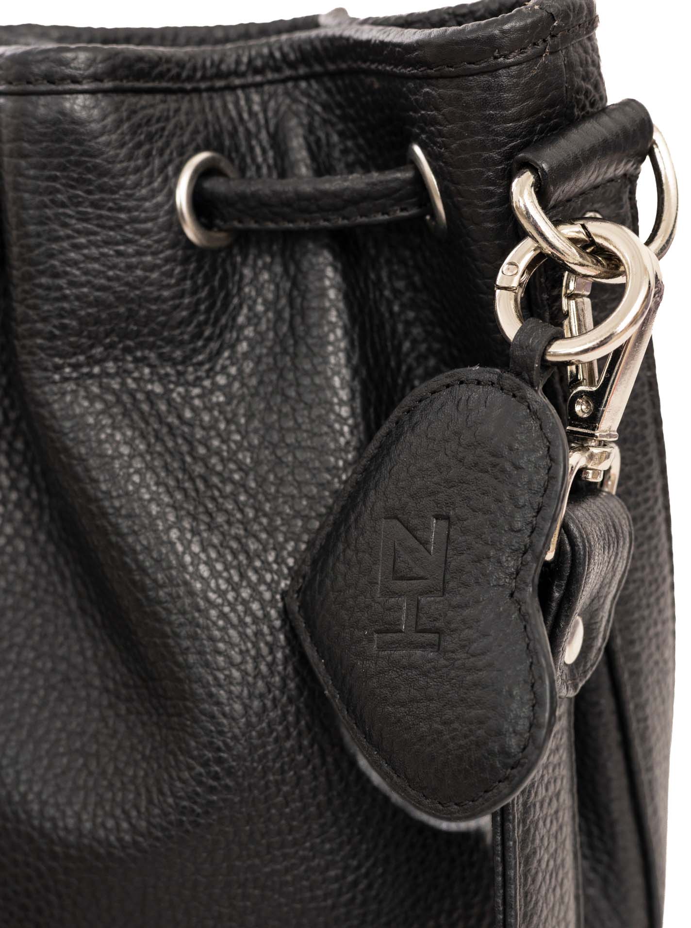 Ledertasche "Drawstring Bag"