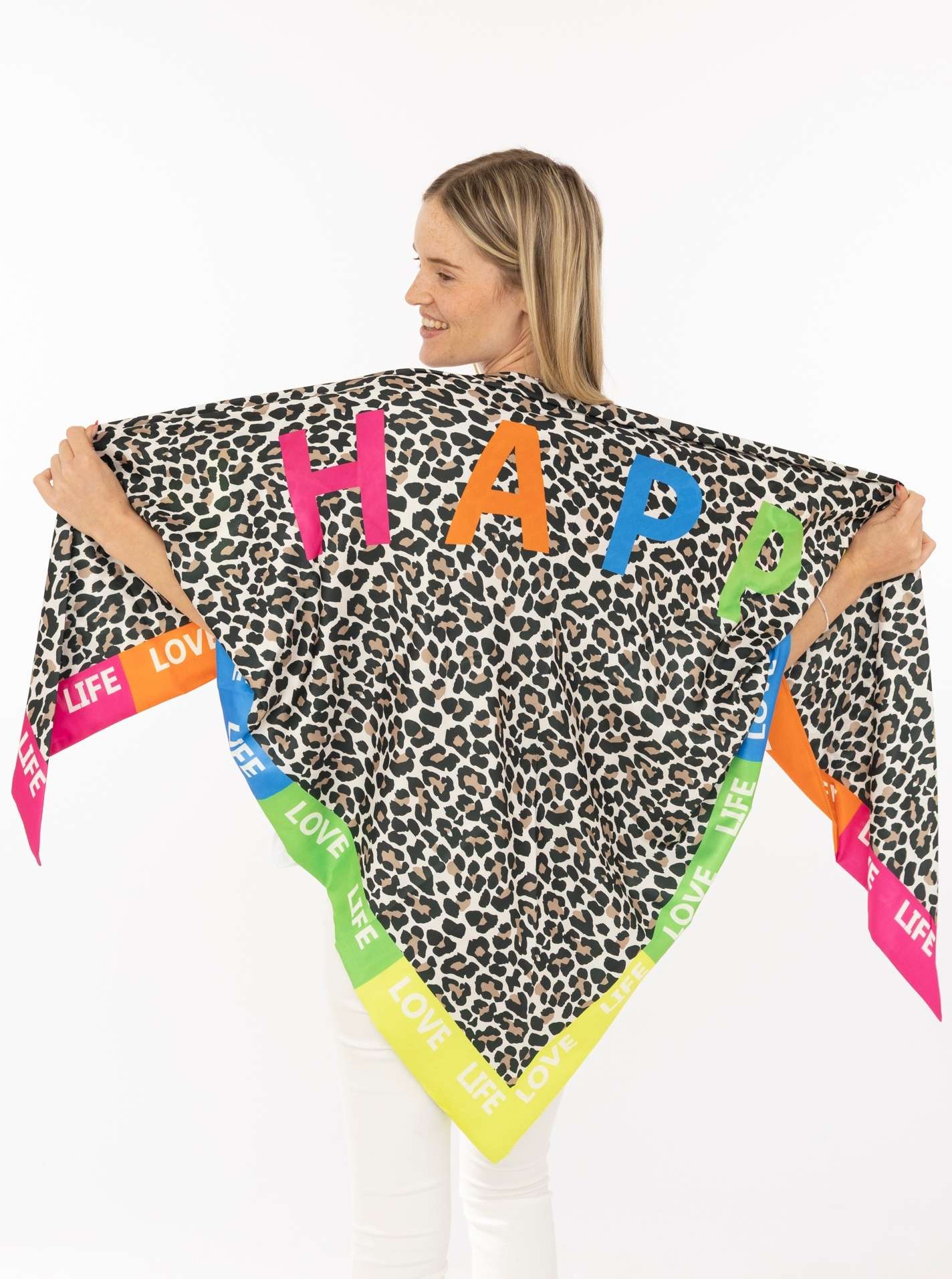 Dreieckstuch "HAPPY"