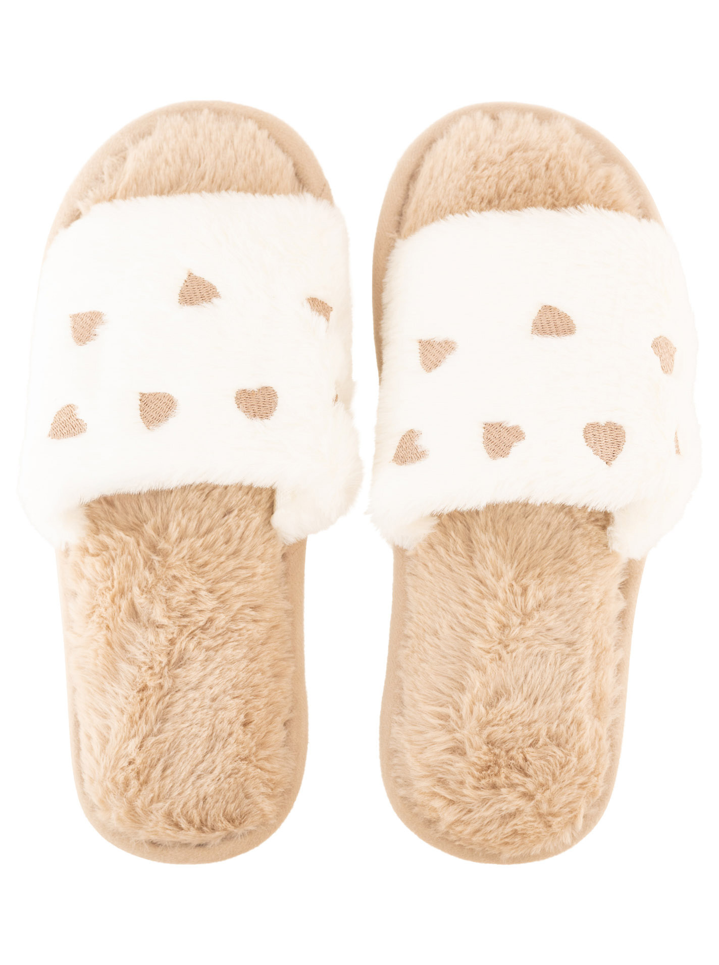 Plüsch Sandalen "Herz"