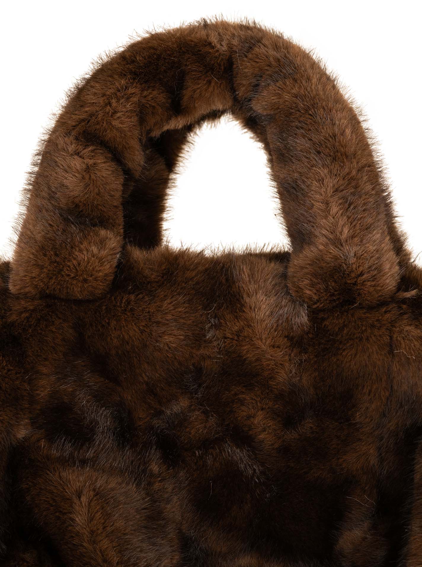 Kleiner Shopper Fake Fur "Uni"