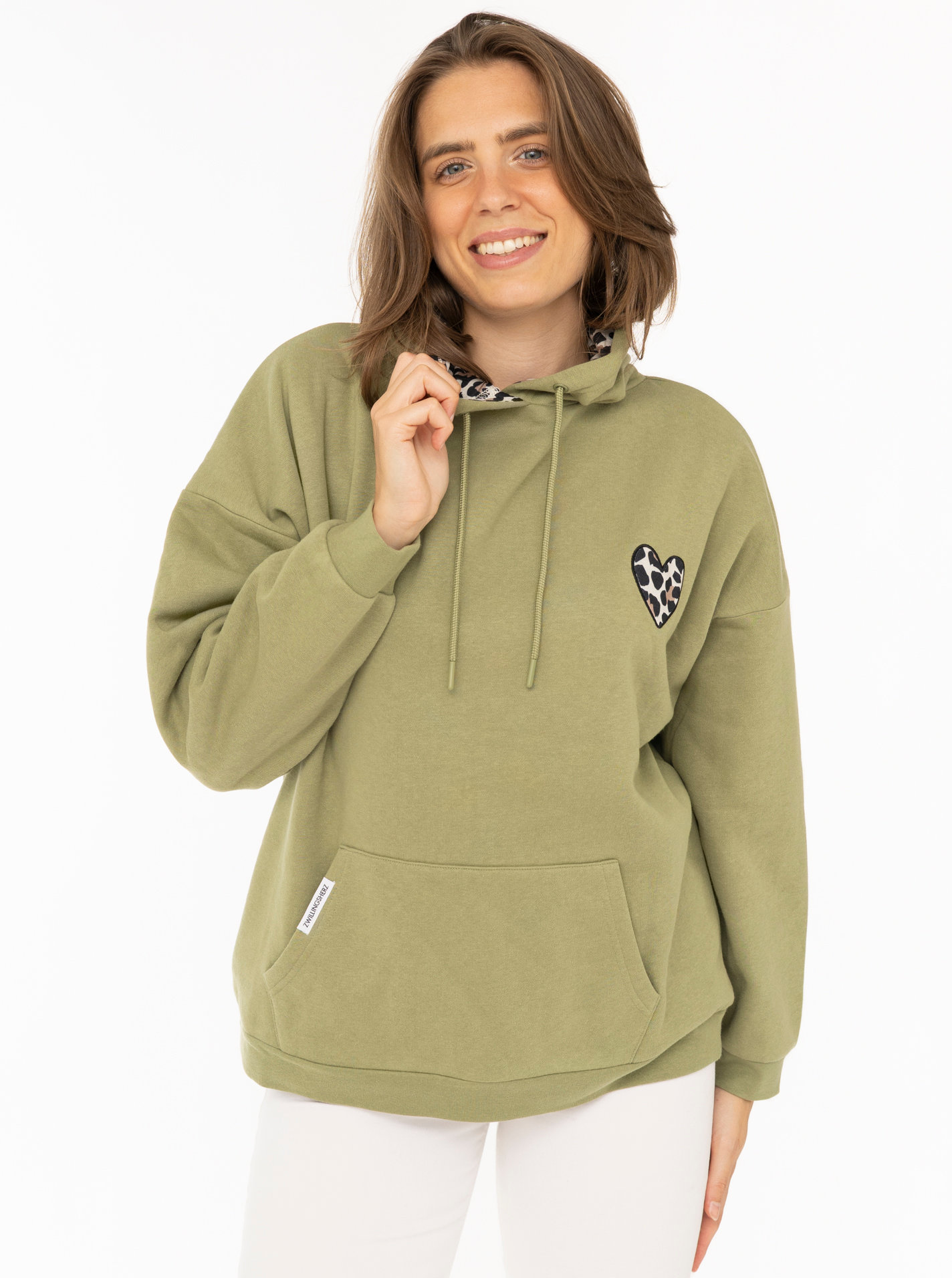 Oversized Hoody "Leo Herz"