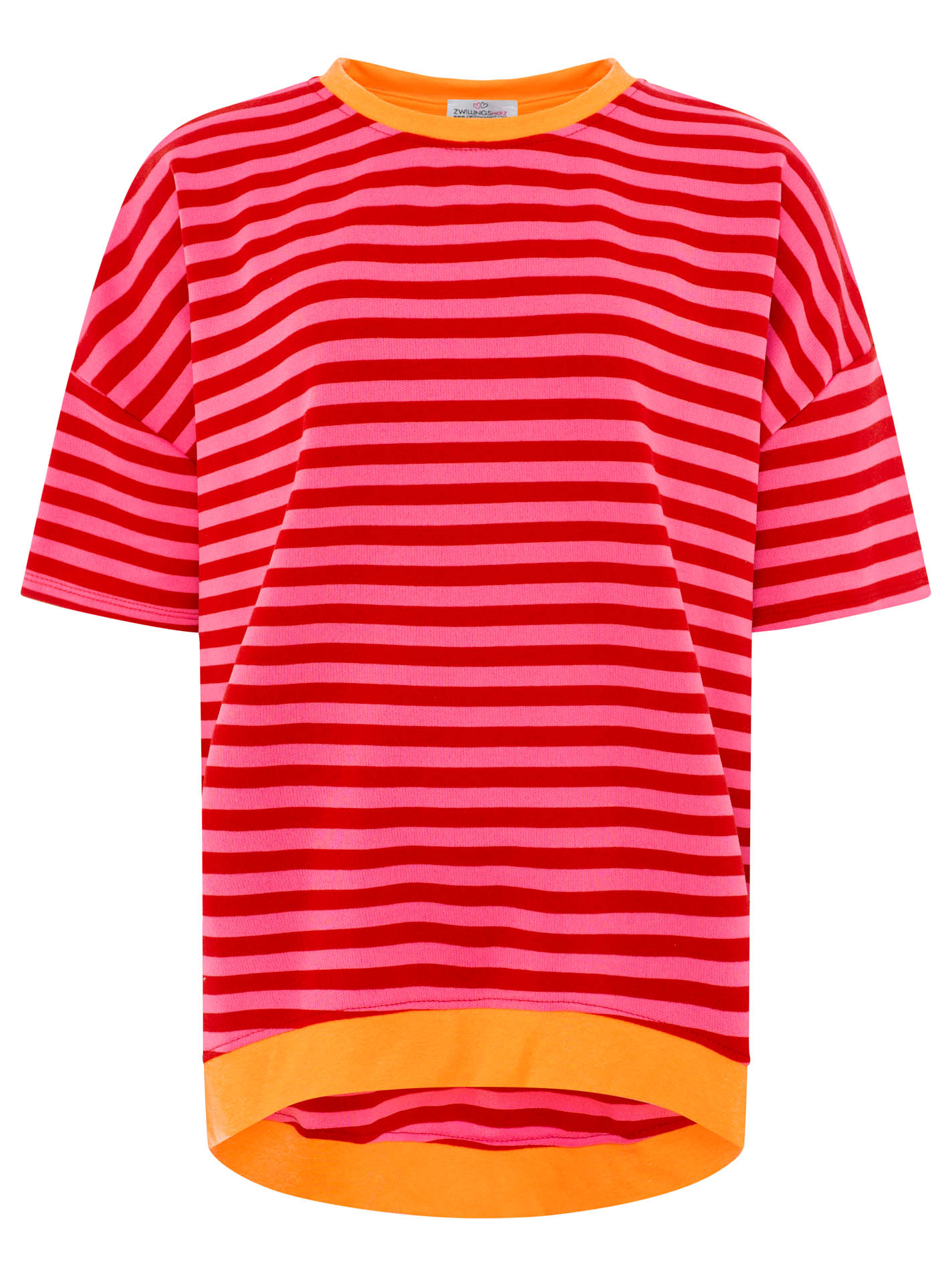 Oversize Shirts "Neon Streifen"
