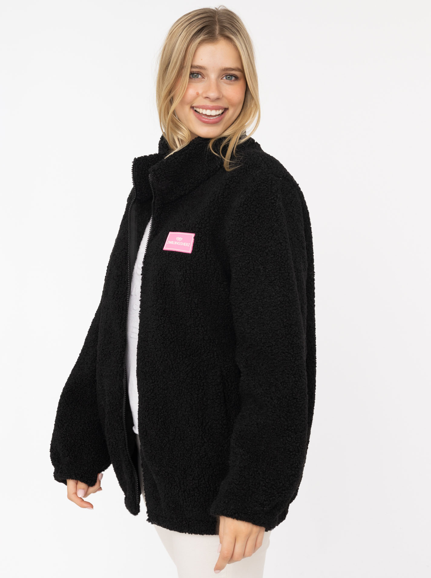Fleece Jacke "Zwillingsherz"