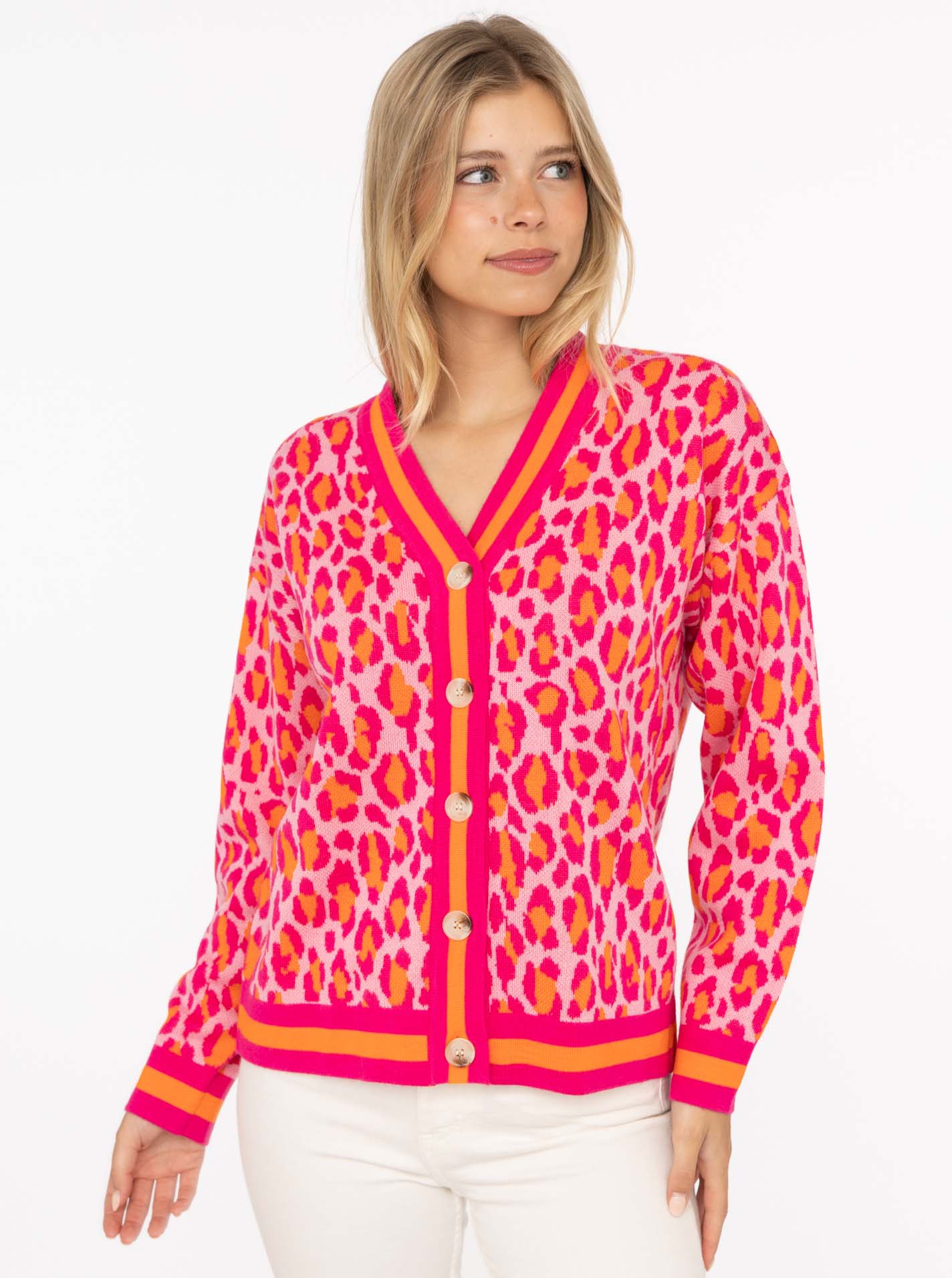 Cardigan "Leo Streifen"