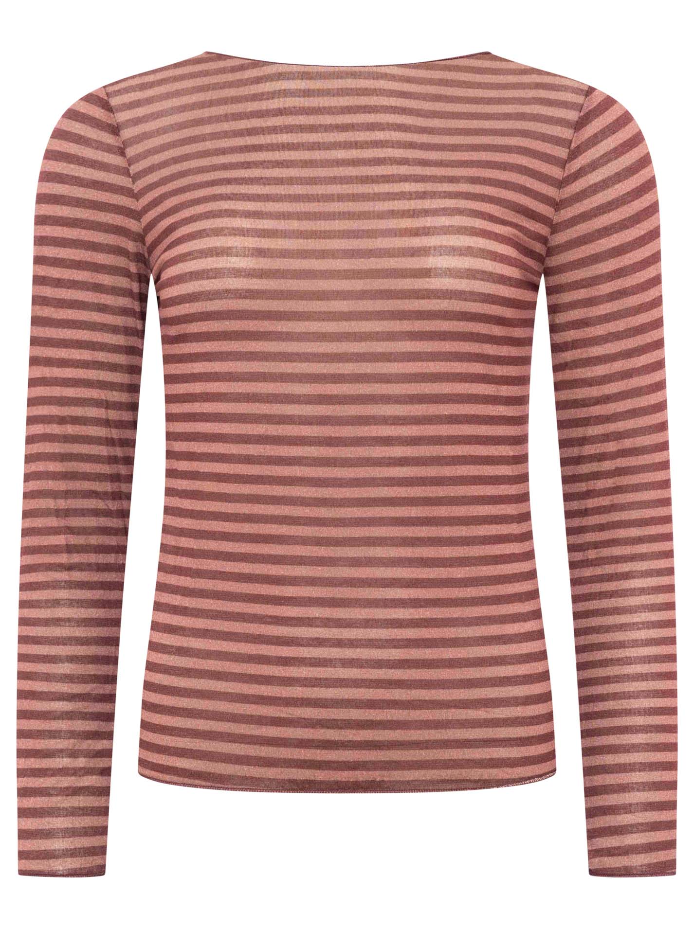 Langarm Unterziehshirt Cashmere Mix "Streifen"