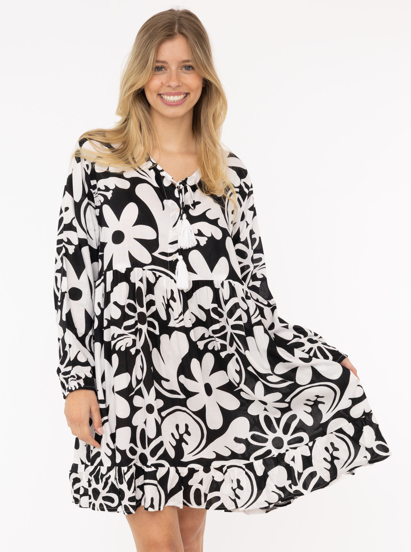Kleid Viskose "Flower Paradise"