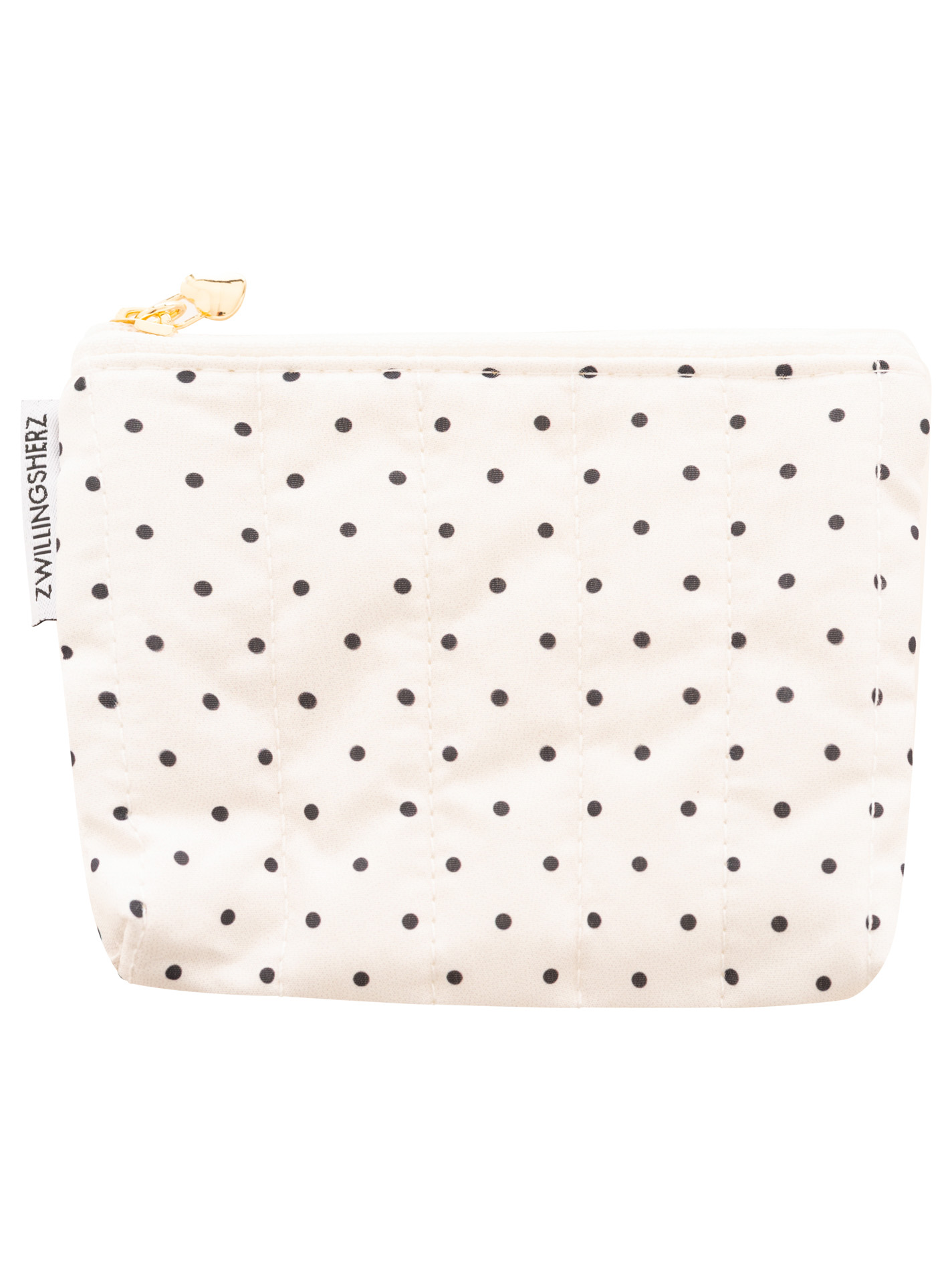 Kosmetiktasche "Kleine Herzen & Punkte"