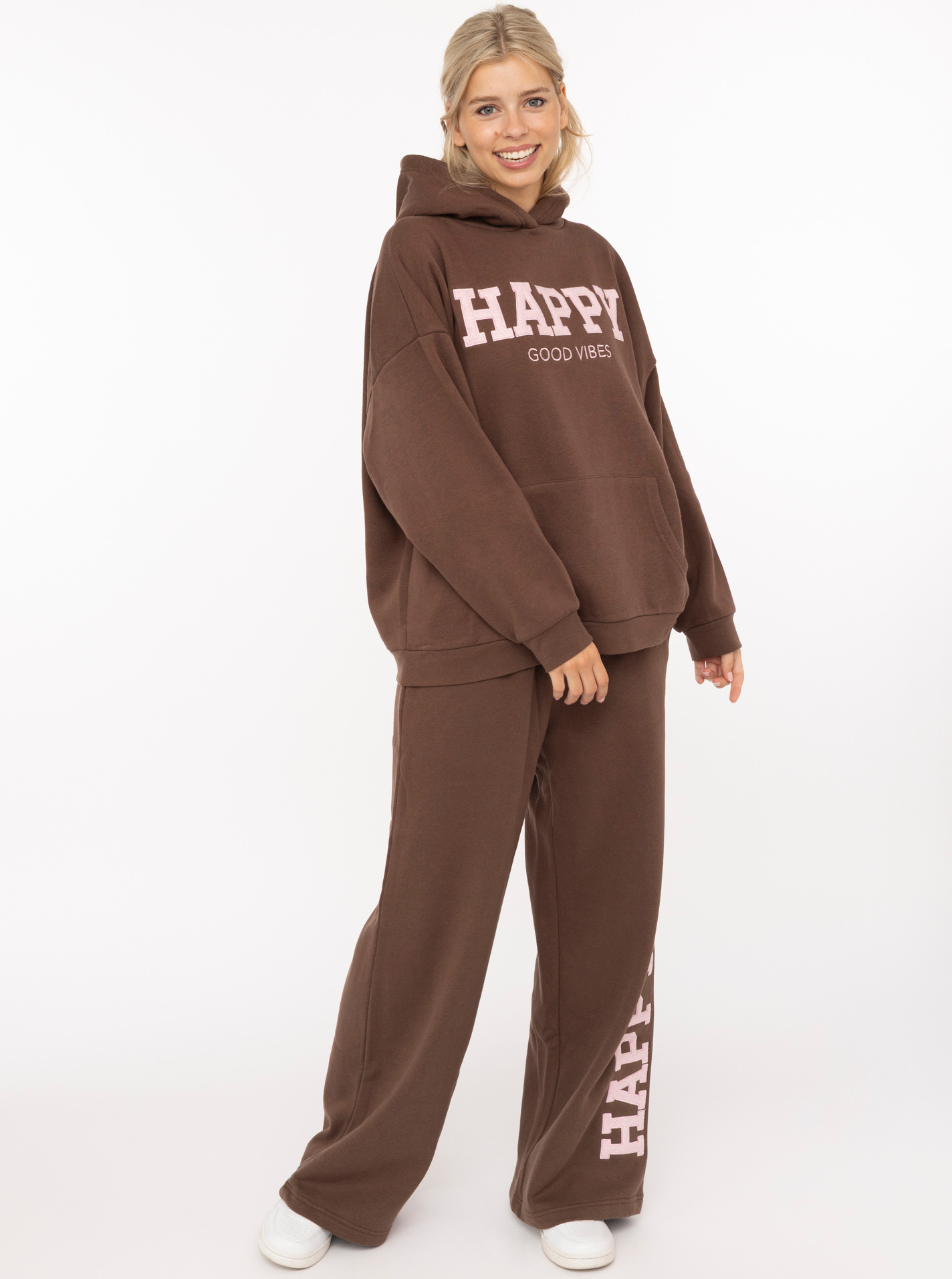 Oversized Hoodie "Happy"