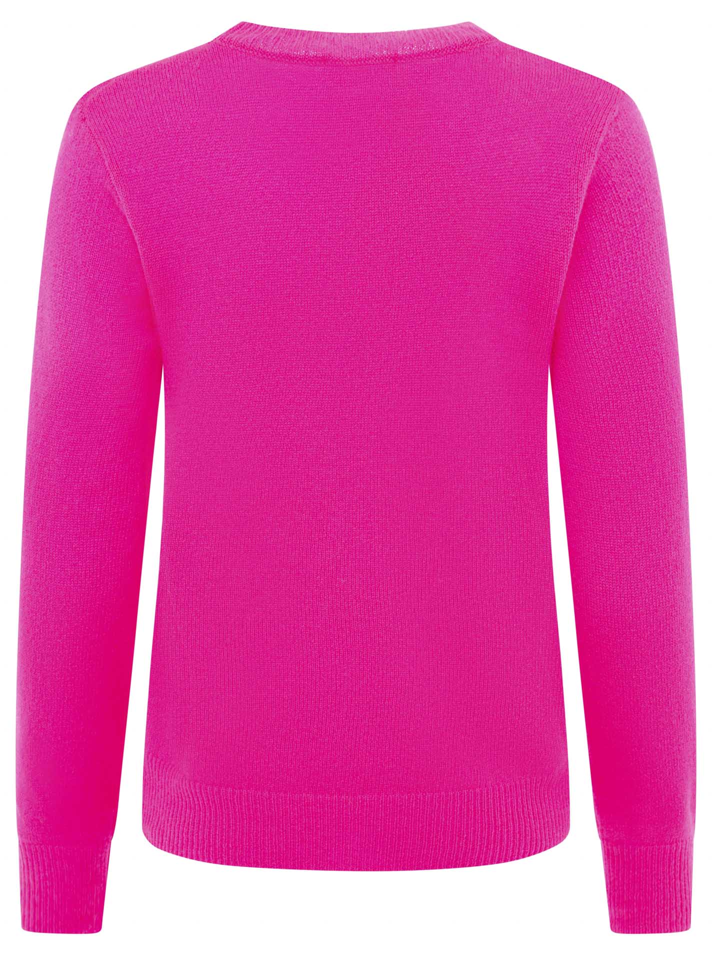 100% Cashmere Rundhals Pullover "LOVE"
