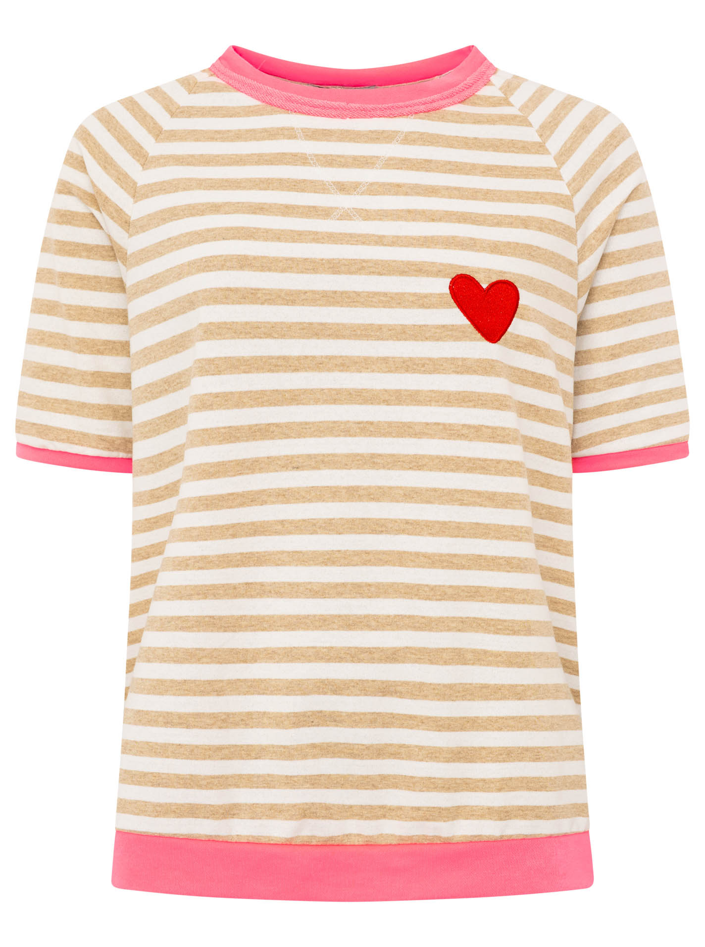 Shirt BW "Streifen & Herz"
