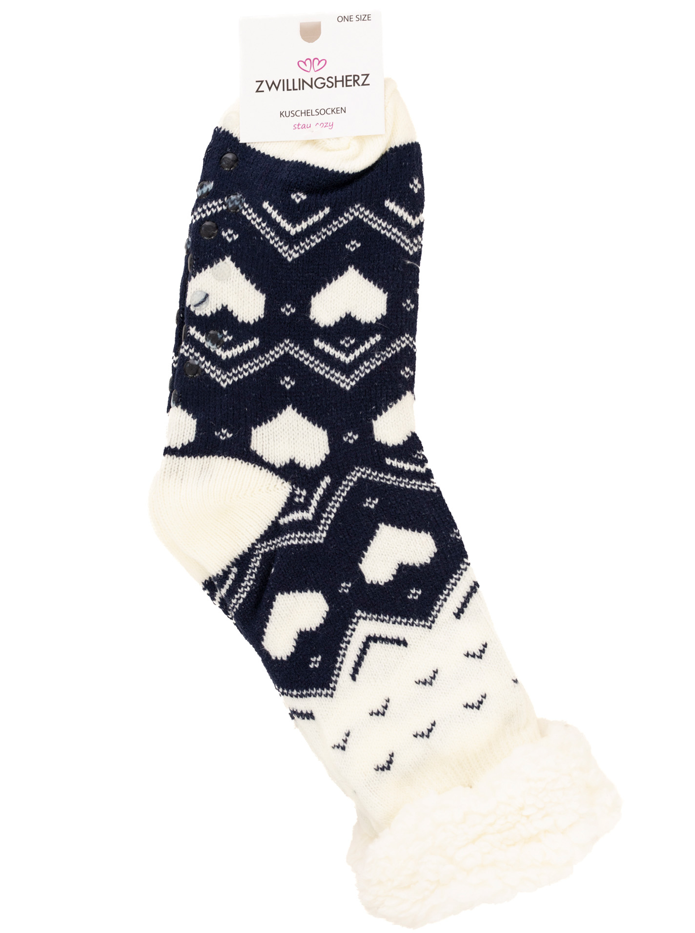 Kuschelsocken 10er Set "Multi Herzen"
