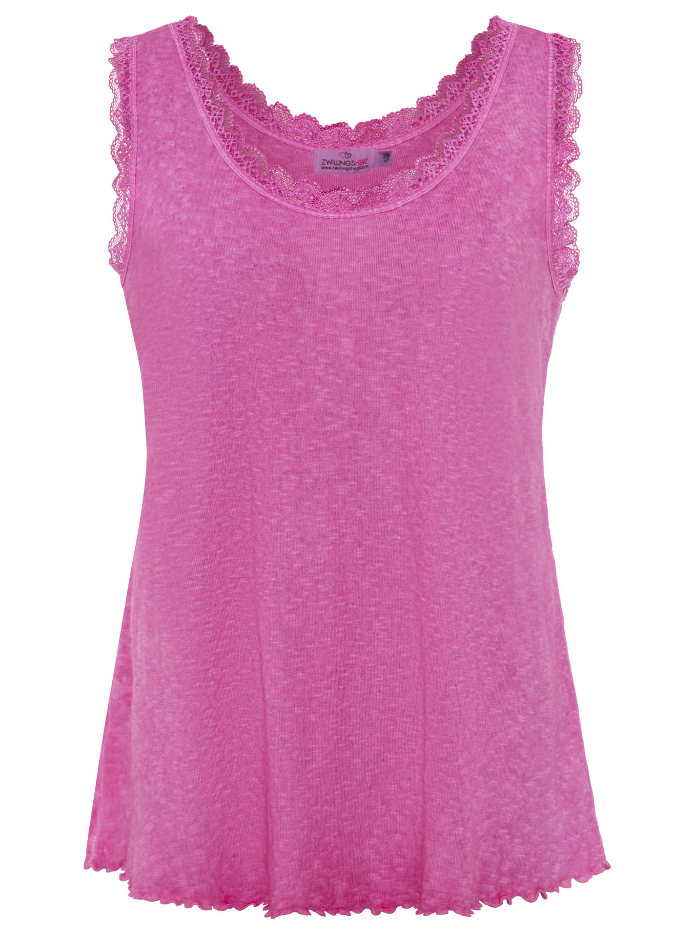 Tanktop Kaltfärbung "Spitze"