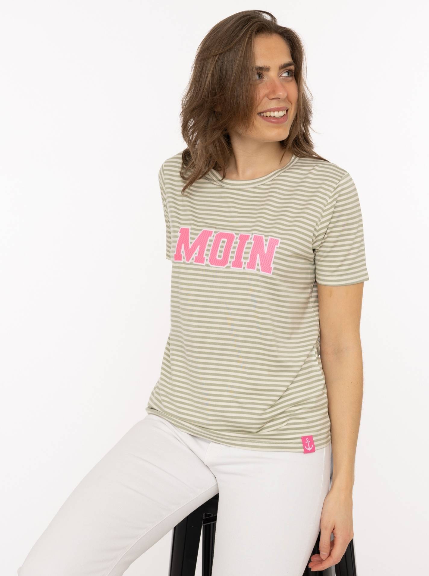 T-Shirt Streifen "Anker Moin"