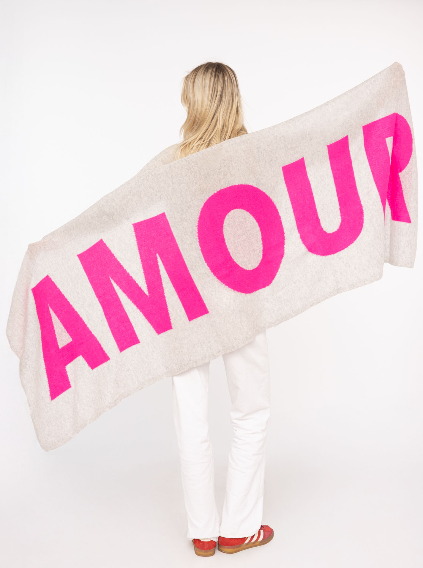 100% Cashmere XXL Stola "AMOUR"