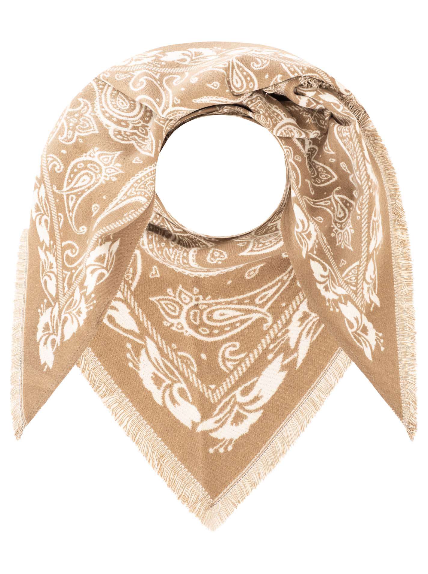 Dreieckstuch Viskose "Paisley"