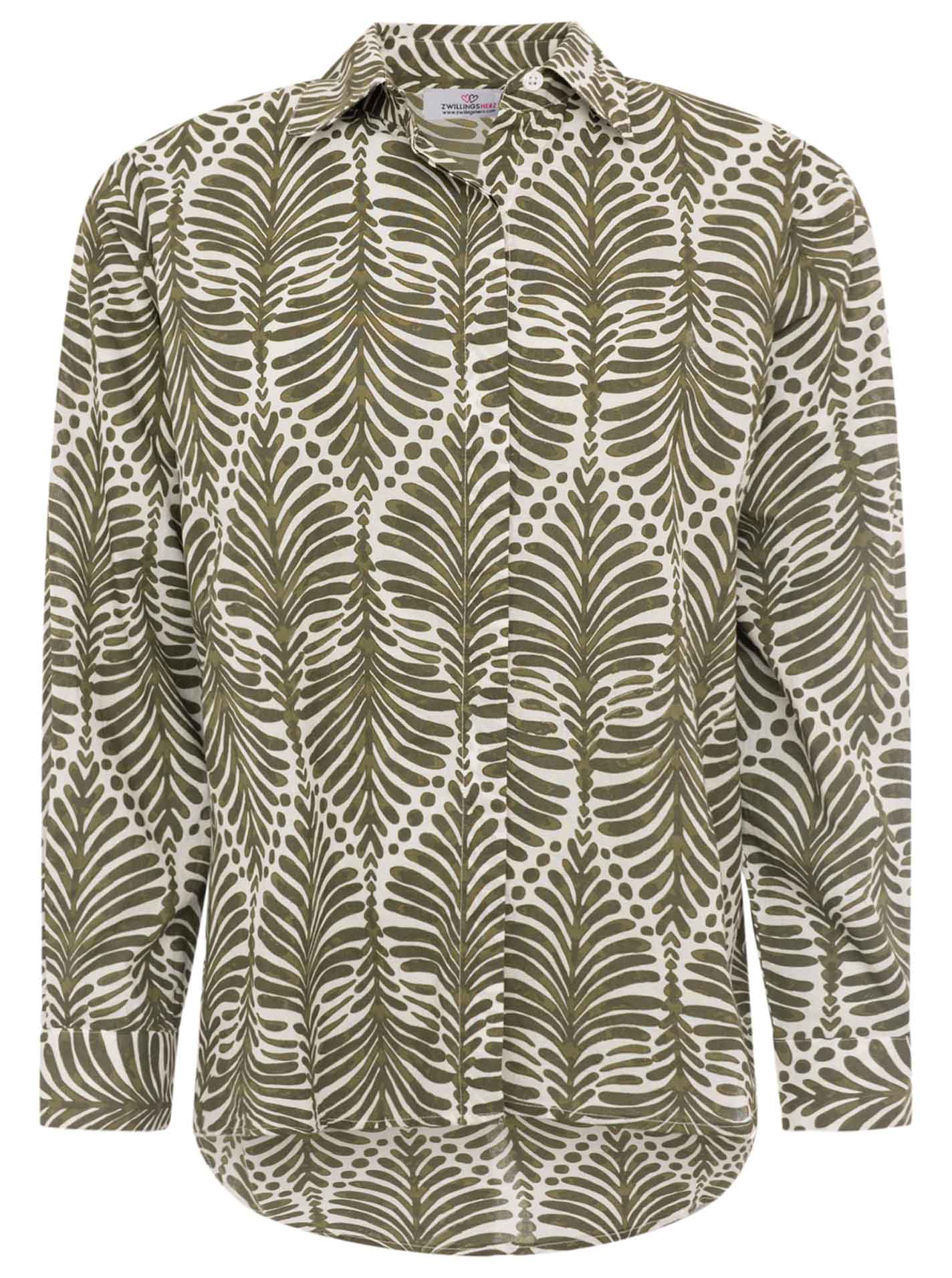 ART699814c16d163_071_Bluse_PalmBeach_33475_Khaki Bluse "Palms & Beach"