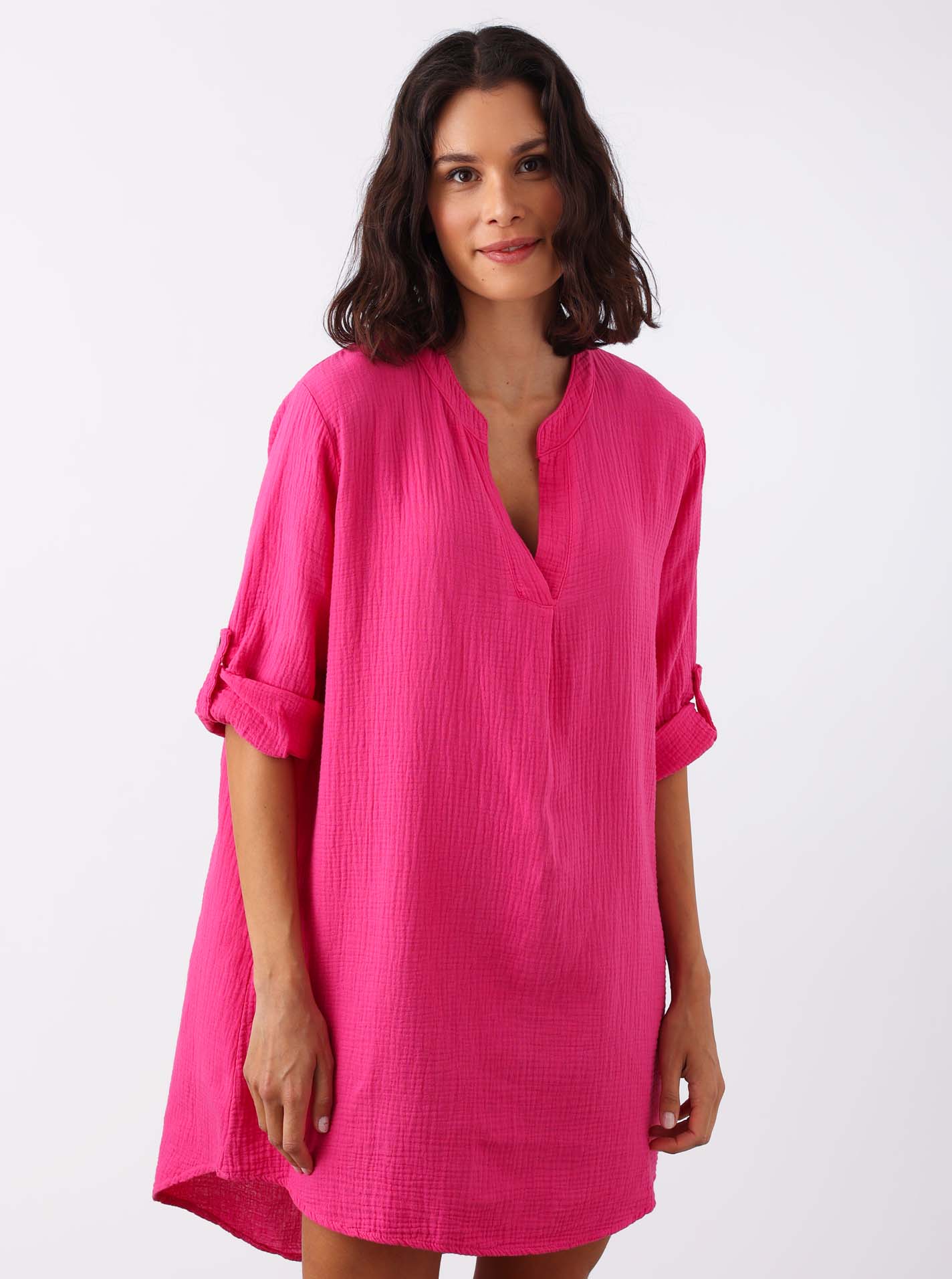 ART685292be2a6c0_013_Kleid_Amanda_27d4hrL5sN83Qyl Musselin-Tunika BW "Rom"