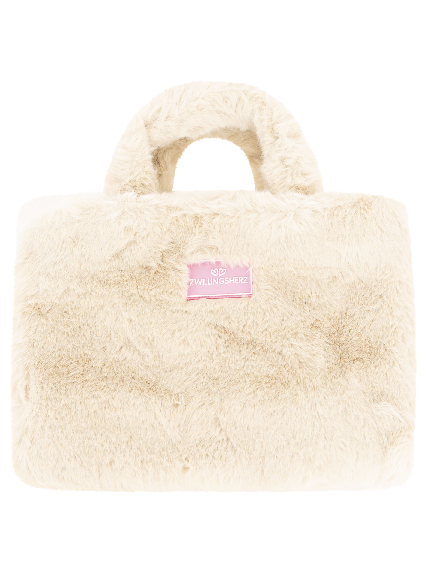 Shopper Klein "Fake Fur & Patch"