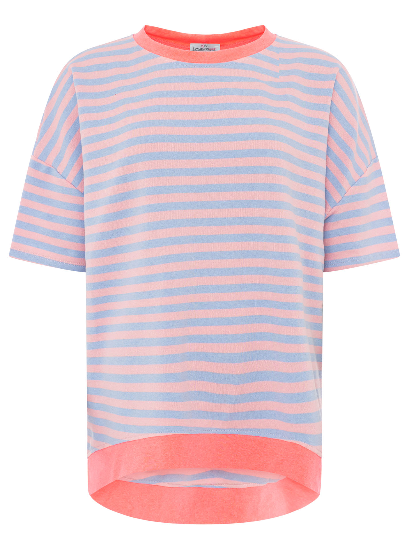 Oversize Shirts "Neon Streifen"